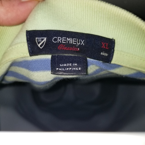 COPY - Cremieux Classics Men's XL Green/Blue Stri… - Picture 3 of 6